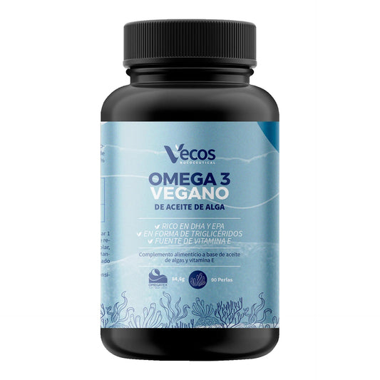 Omega 3 vegano de aceite de alga Vecos 90 perlas