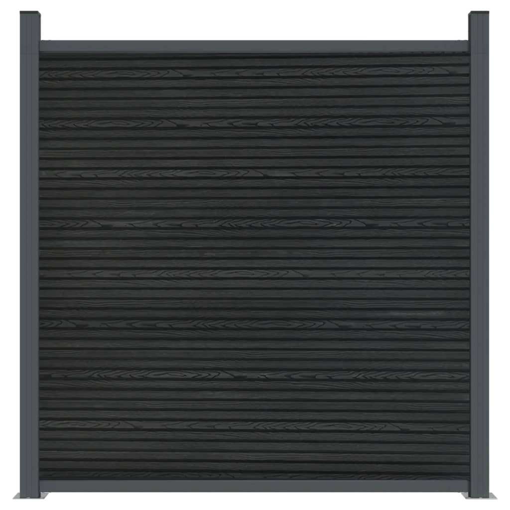 Panel De Valla Wpc Gris 1045x186 Cm / Vetonek_3