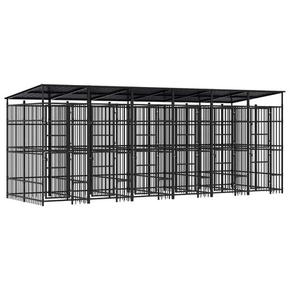 Perrera De Exterior Con Techo De Acero 11,06 M²_0