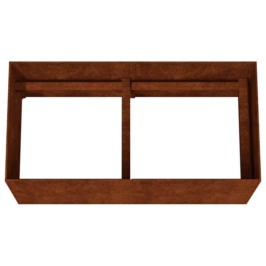 Jardinera Acero Corten 200x40x40 Cm_4