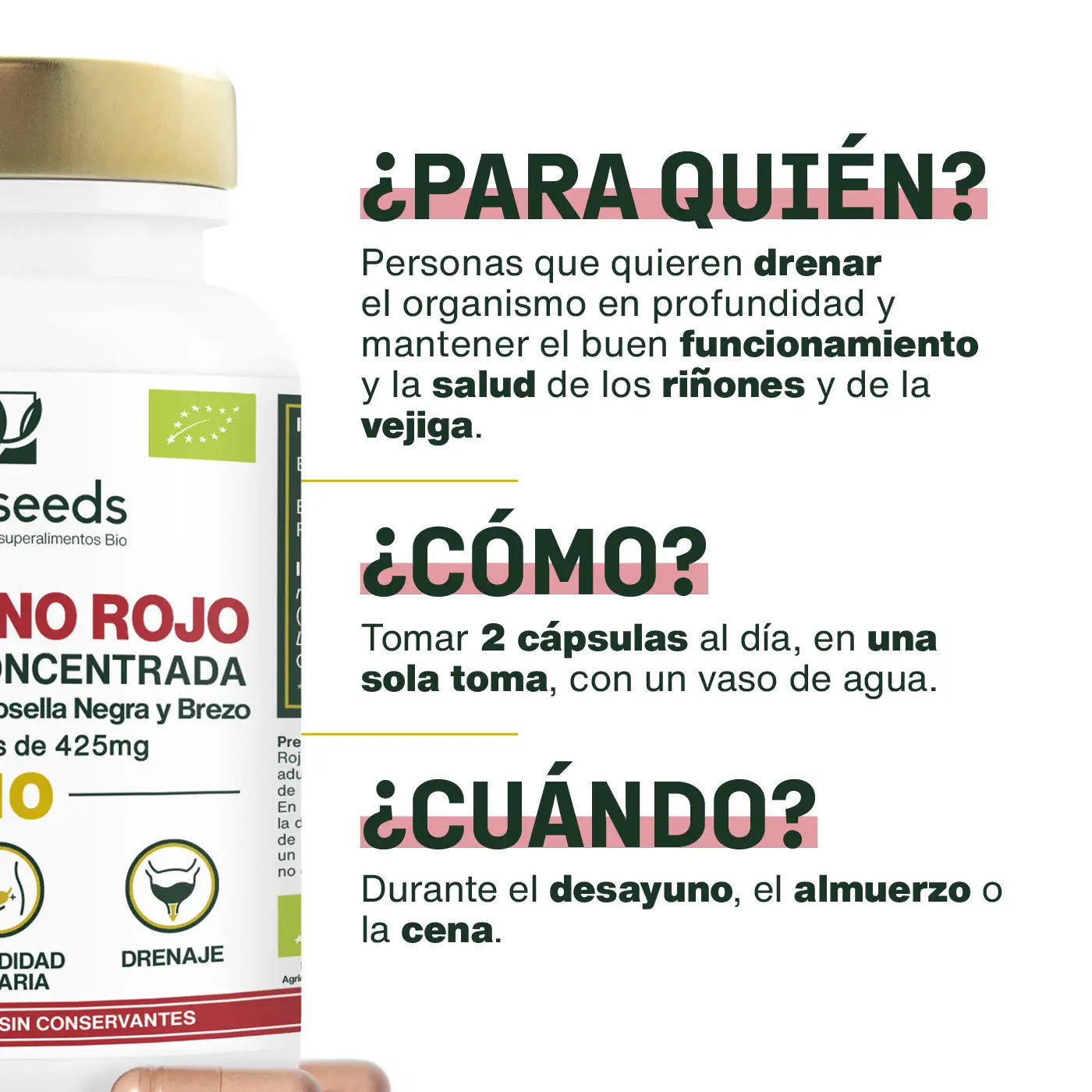 Arándano Rojo Bio, Fórmula Con Grosella Negra Y Brezo | 60 Cápsulas_1