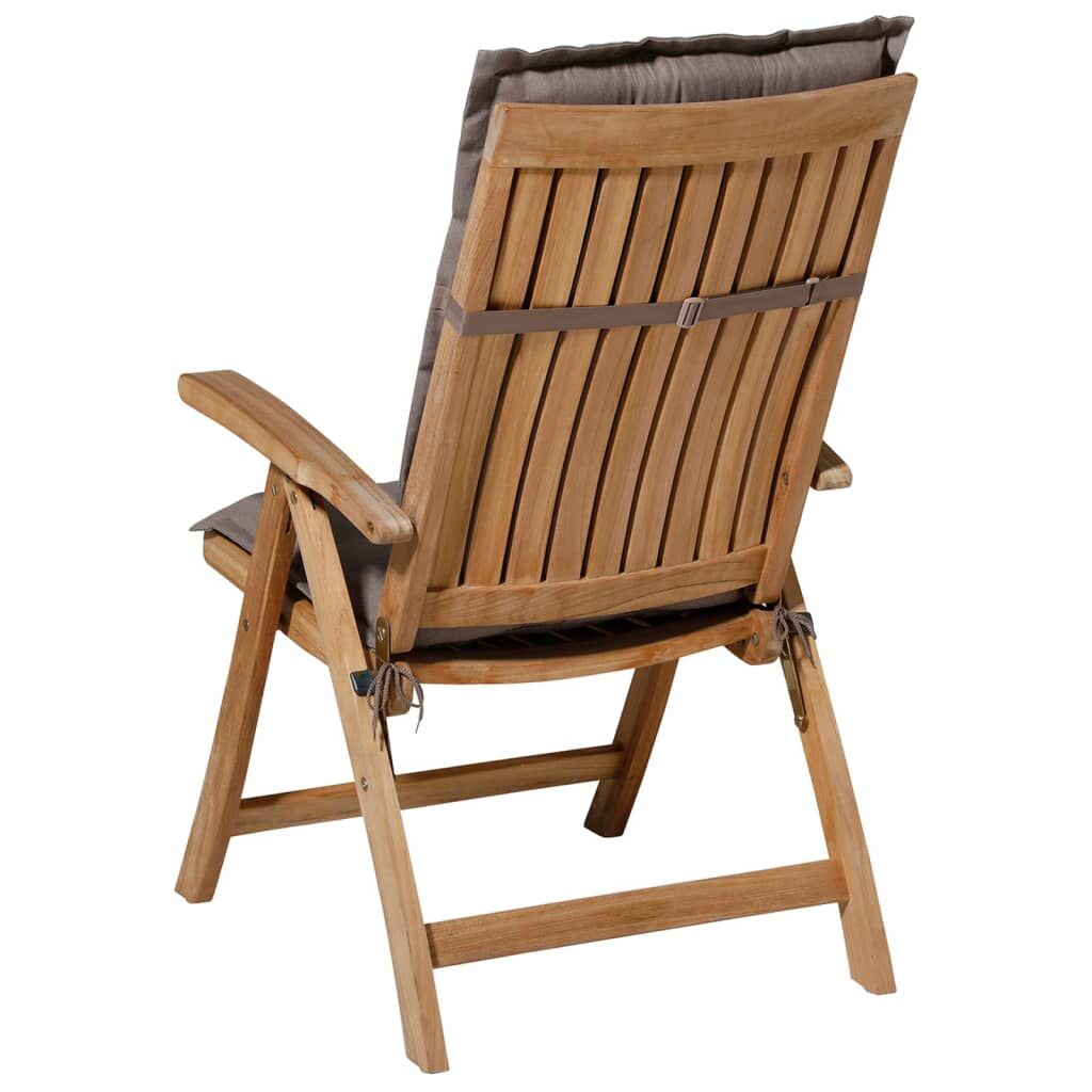 Madison Cojín De Silla Con Respaldo Panama 123x50cm Gris Taupé_3