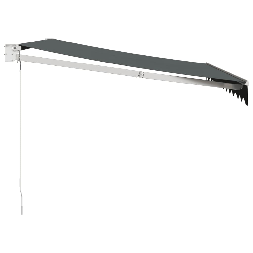 Toldo Retráctil Aluminio Y Tela Gris Antracita 3x2,5 M_3
