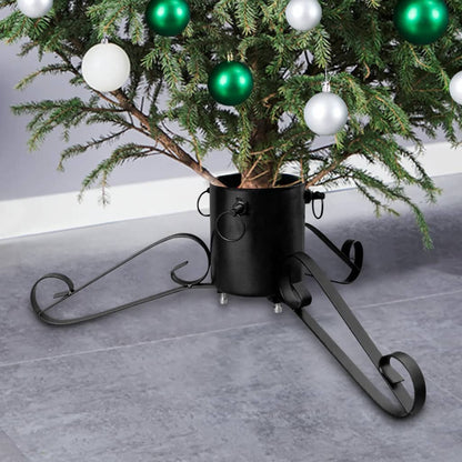 Vidaxl Soporte Para Árbol De Navidad Negro 58x58x21 Cm_1