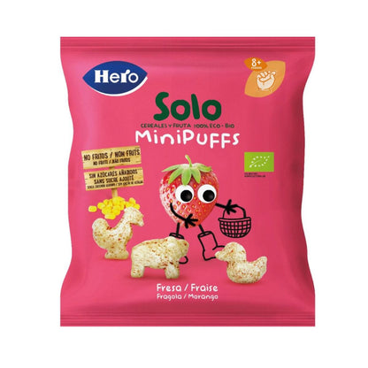 Pack 7x Snacks de Fresa Eco 18 g- Hero Solo
