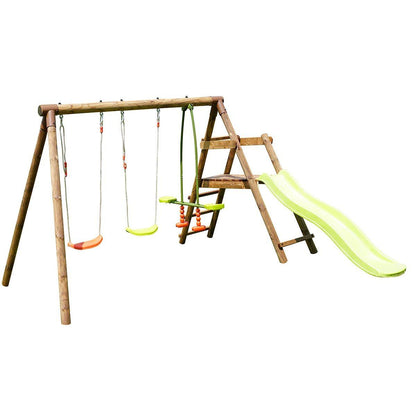 Estructura de columpio con Tobogán Figue Soulet