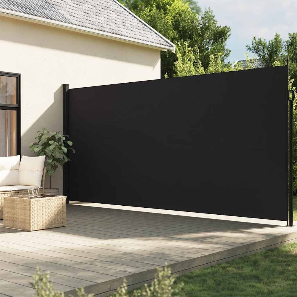 Vidaxl Toldo Lateral Retráctil Negro 220x500 Cm_1