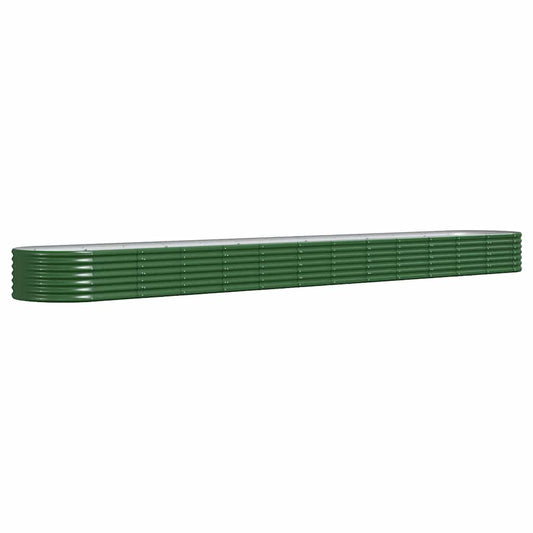 Jardinera Arriate Acero Galvanizado Verde 512x80x36 Cm_0