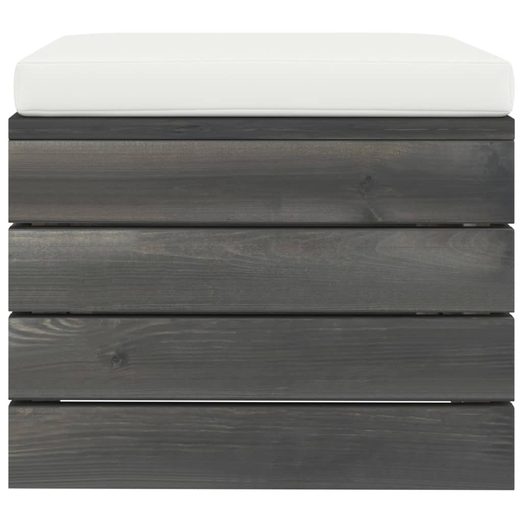 Vidaxl Muebles De Palets De Jardín 12 Pzas Cojines Madera Maciza Pino_3