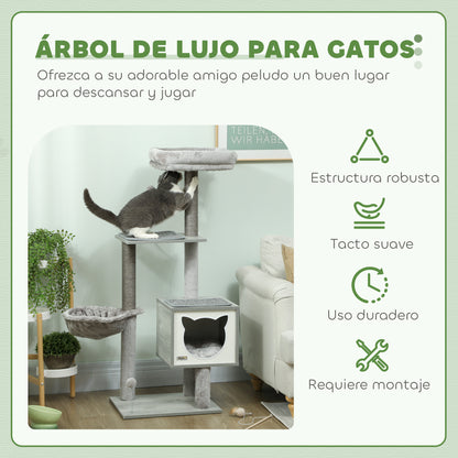 Pawhut Árbol Rascador Para Gatos_3