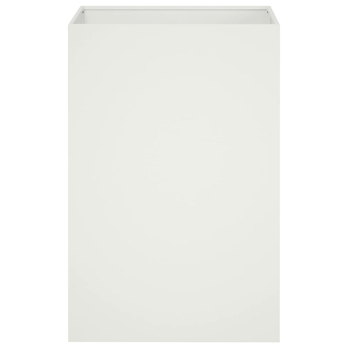Macetero De Jardín Blanco 50 X 50 X 75 Cm_2