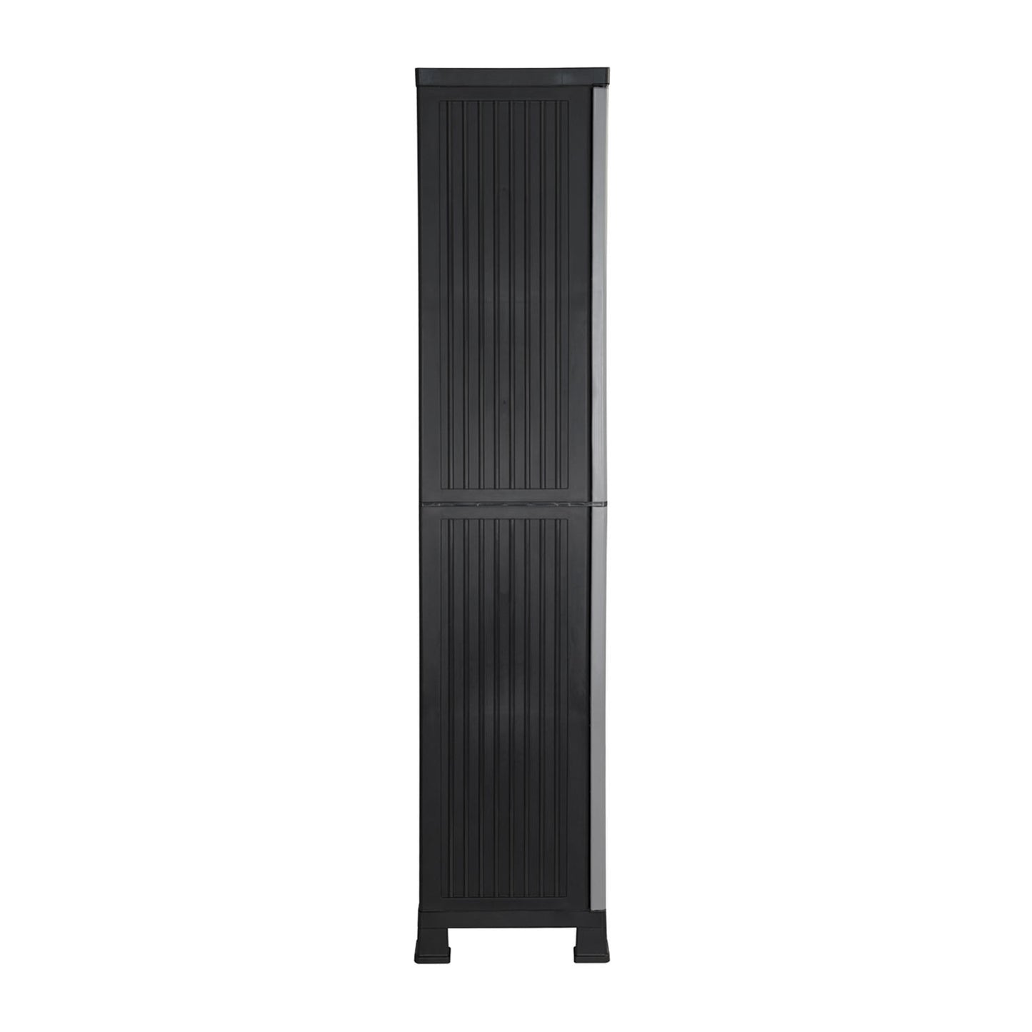 Armario De Resina Exterior Con Escobero Y 4 Baldas 171x68x39cm 7house_3