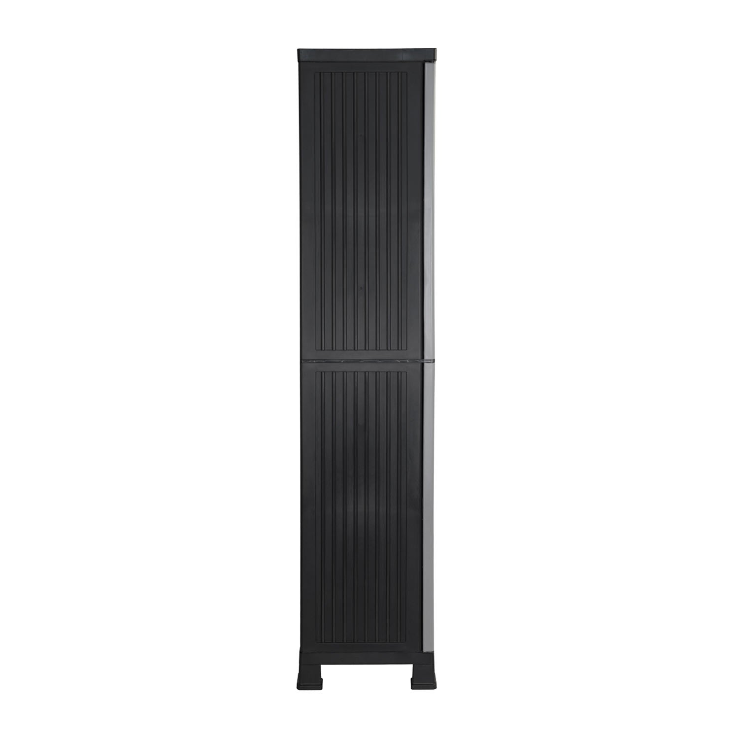 Armario De Resina Exterior Con Escobero Y 4 Baldas 171x68x39cm 7house_3