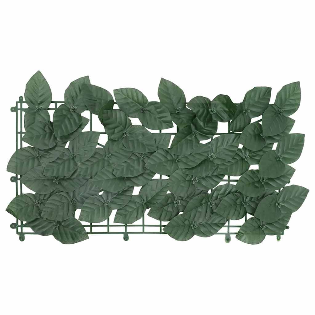 Vidaxl Toldo Para Balcón Con Hojas Verde Oscuro 600x75 Cm_1