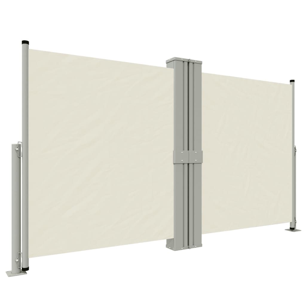 Vidaxl Toldo Lateral Retráctil Crema 140x1200 Cm_0