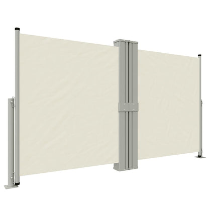 Vidaxl Toldo Lateral Retráctil Crema 140x1200 Cm_0