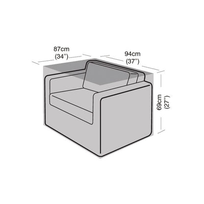 Funda Sillón Con Brazos Pequeño Easy-cover