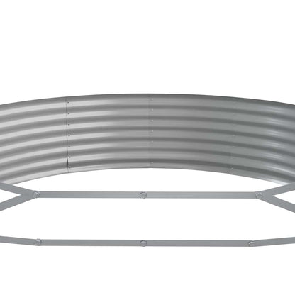Jardinera Elevada De Acero Galvanizado 296x140x36 Cm Antracita_4