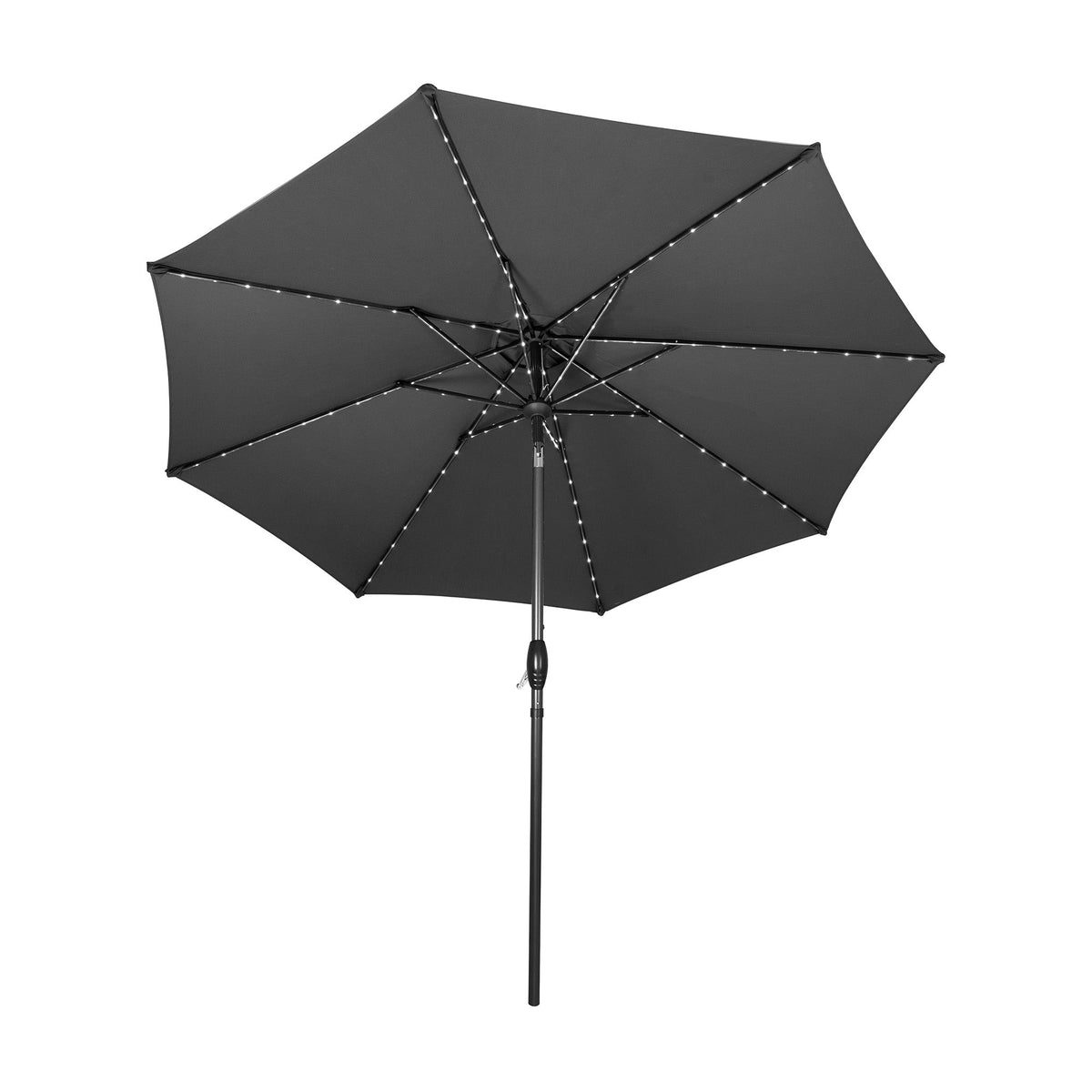 Parasol Led Inclinable De 2,7 M – Gris_0