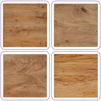 Mesa De Centro De Troncos Madera Reciclada Mixta 40x40x40 Cm_3
