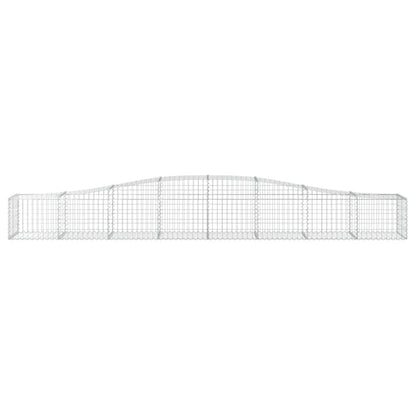 Cestas De Gaviones 20 Uds Forma De Arco Hierro 400x50x40/60 Cm_3