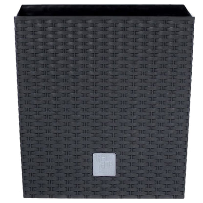 Maceta Rato 10 Litros Con Cubilete Para Plantar En Color Antracita 22,3 X 22,3 X 22,8 Cm._2