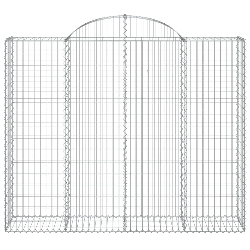 Cestas Gaviones 20 Uds Forma De Arco Hierro 200x50x160/180 Cm_3