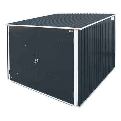 Metal Bicycle Storage Unit 203x202x162.5 Cm Anthracite Grey_0