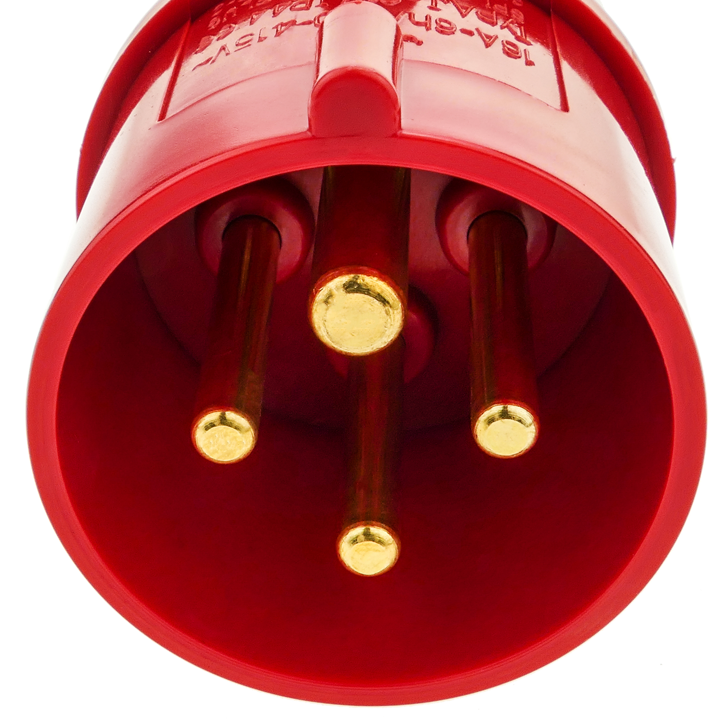 Base De Enchufe Industrial Cetac Macho 3p+t 16a 380v Ip44 Aérea_4
