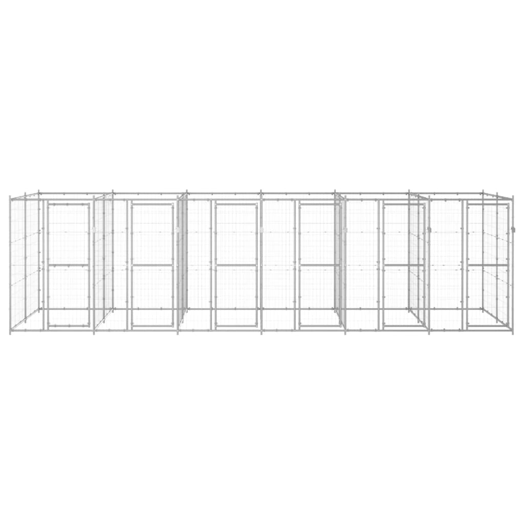 Perrera De Exterior De Acero Galvanizado 14,52 M²_0