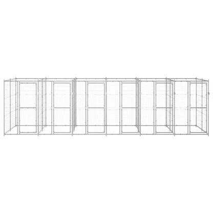 Perrera De Exterior De Acero Galvanizado 14,52 M²_0