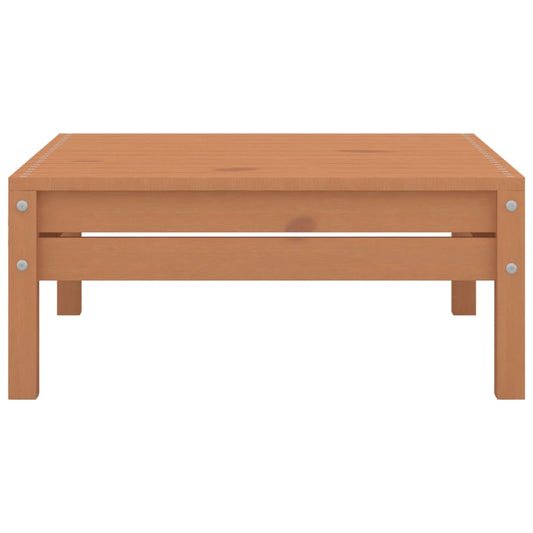 Juego Muebles De Jardín 8 Pzas Madera Maciza Pino Marrón Miel / Vetonek_0