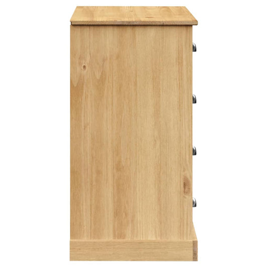 Aparador Con Cajones Vigo Madera Maciza Pino 113x40x75 Cm / Vetonek_0