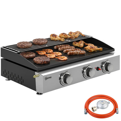 Outsunny Barbacoa De Gas Bbq Gas Con 3 Quemadores 7_0