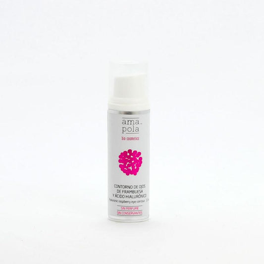 Contorno de ojos frambuesa hialurónico Amapola Biocosmetics