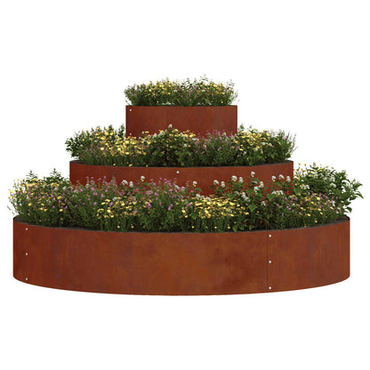 Maceta Para Jardín Oxidado 120 X 120 X 20 Cm_2
