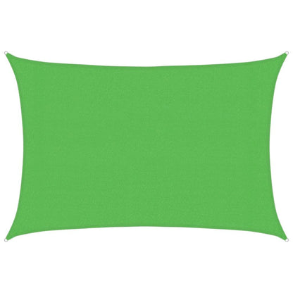 Vidaxl Toldo De Vela Hdpe Verde Claro 160 G/m² 3x5 M_0