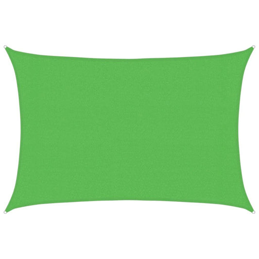 Vidaxl Toldo De Vela Hdpe Verde Claro 160 G/m² 3x4 M_0