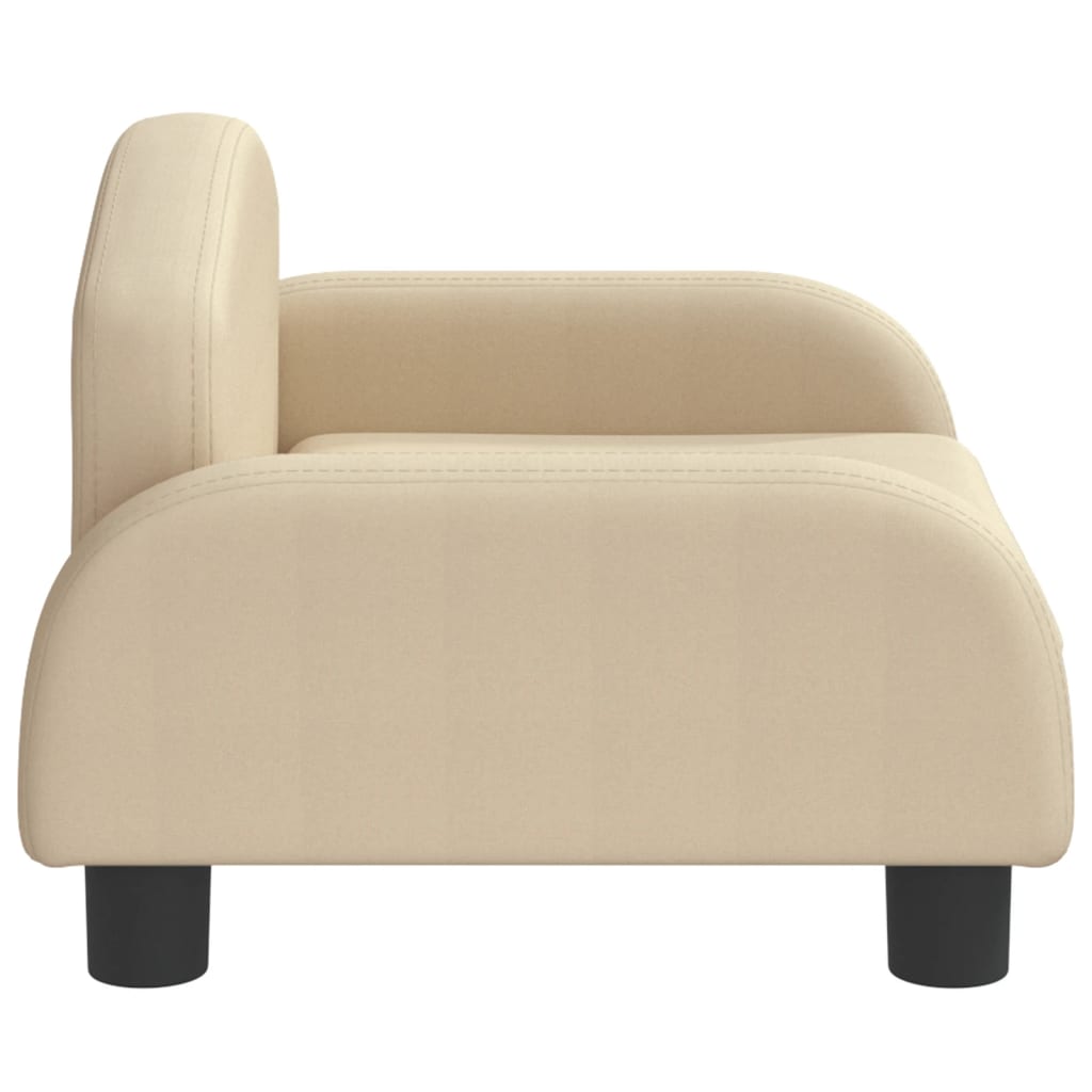 Cama Para Perros De Tela Crema 50x40x30 Cm / Vetonek_1