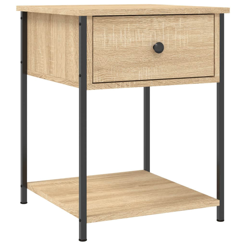 Mesitas Noche 2 Uds Madera Ingeniería Roble Sonoma 44x45x58 Cm_1