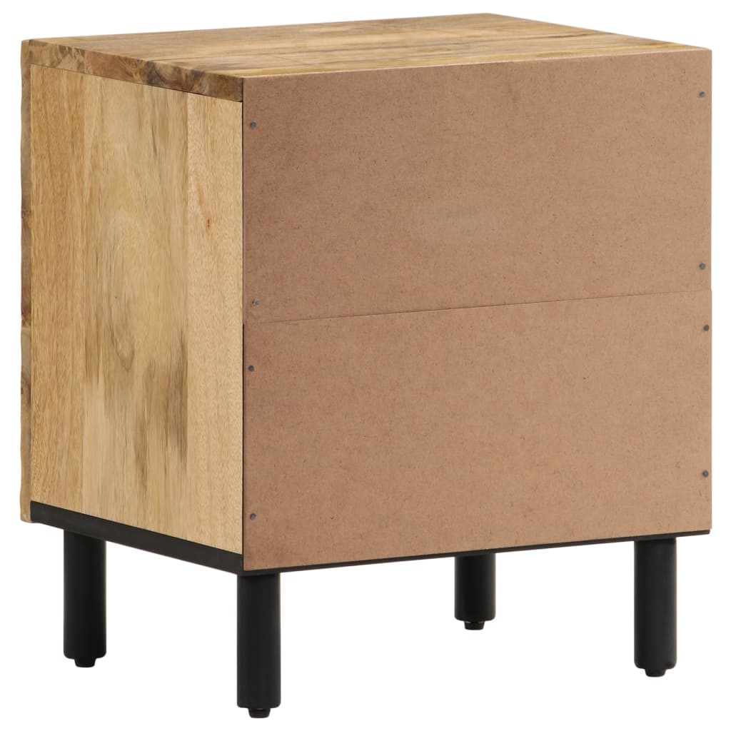 Mesitas De Noche 2 Uds Madera Maciza De Mango 40x33x46 Cm_4