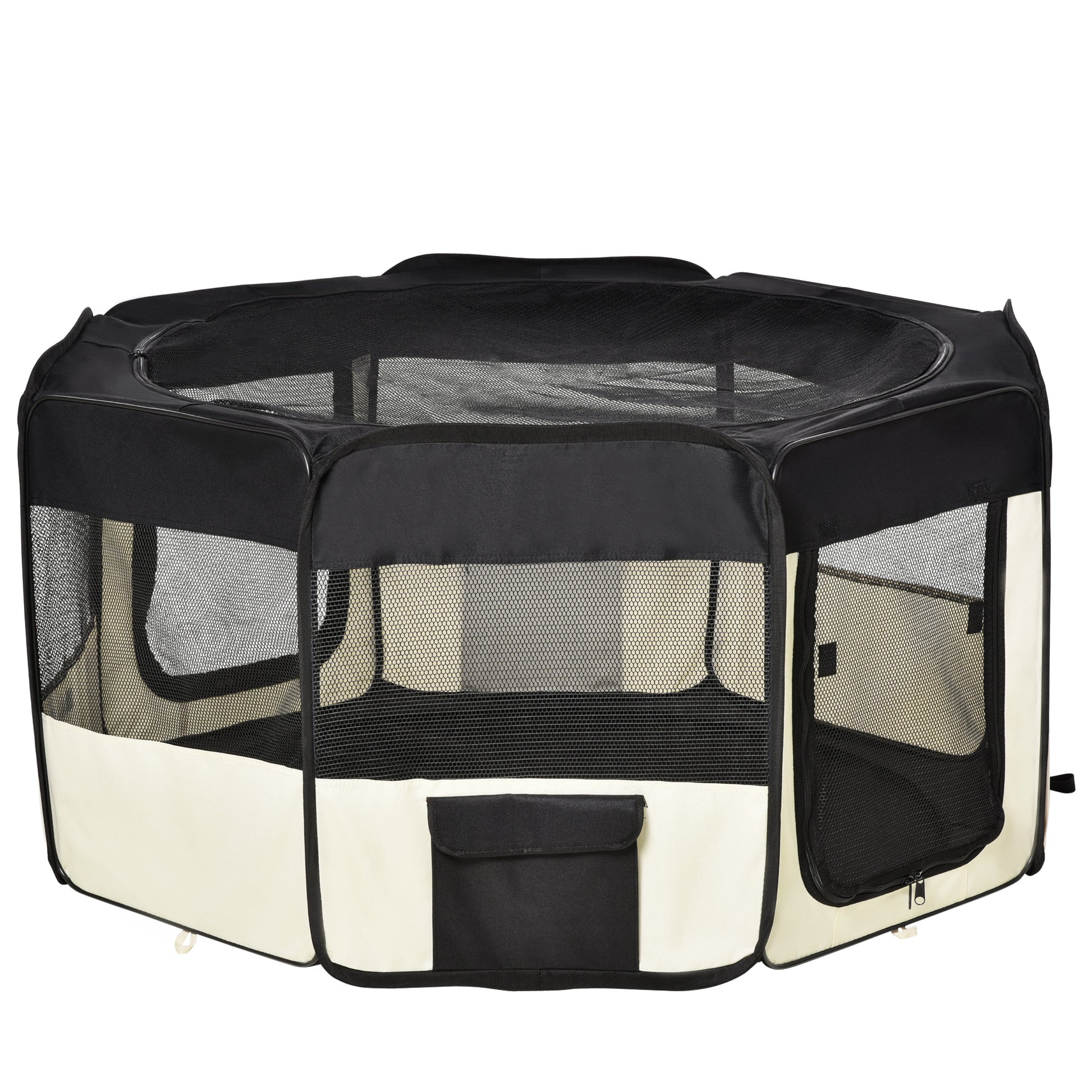 Pawhut Parque Mascotas Plegable Juego De Entrenamiento Corral Perro Cachorro 2_0