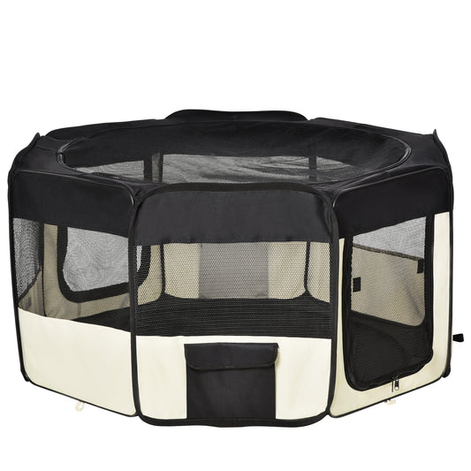 Pawhut Parque Mascotas Plegable Juego De Entrenamiento Corral Perro Cachorro 2_0