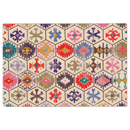 Alfombra Lavable Antideslizante Multicolor 120x180 Cm / Vetonek_4