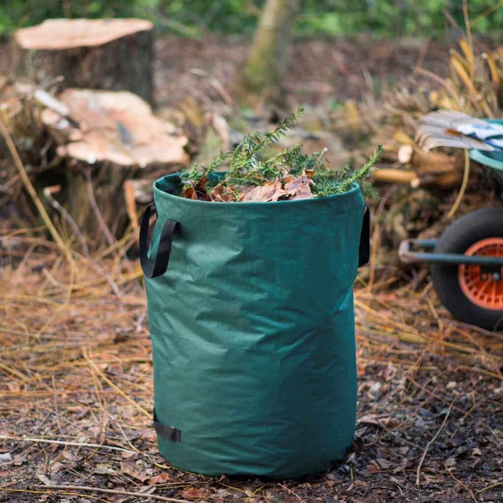 Nature Bolsa De Desechos De Jardín Redonda Verde 140 L_1
