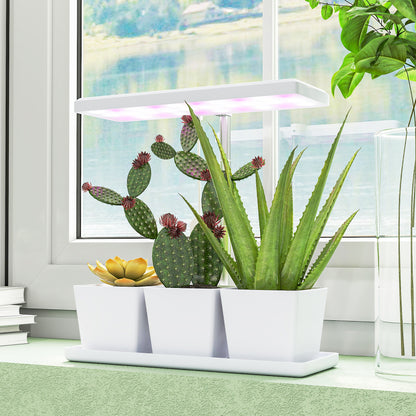 Outsunny Lámpara De Planta 30 Led Con Temporizador Automático Y 5 De Brillo_1