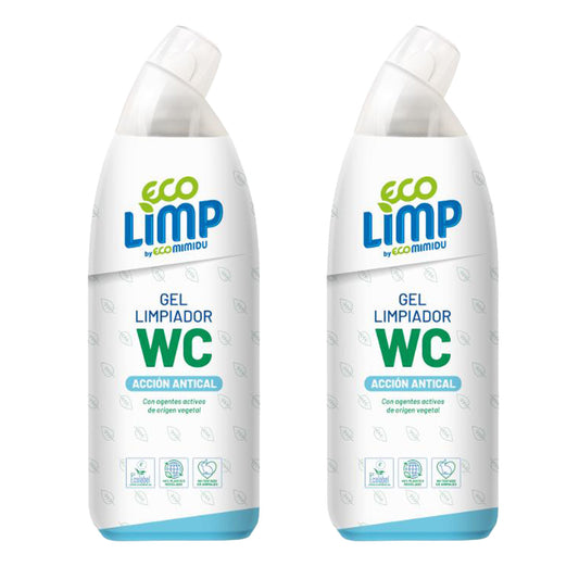 Pack 2x Gel Limpiador WC Eco Mimidu 750ml