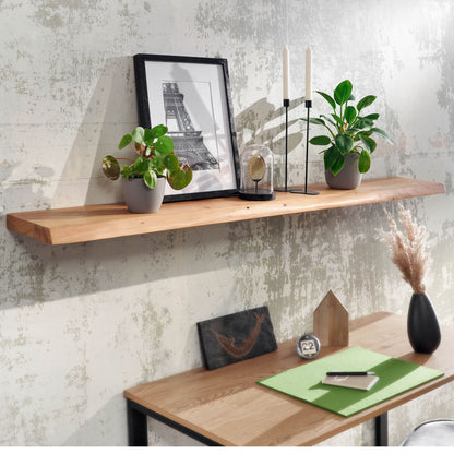 Estantería De Pared 160 Cm En Madera Maciza De Acacia_1