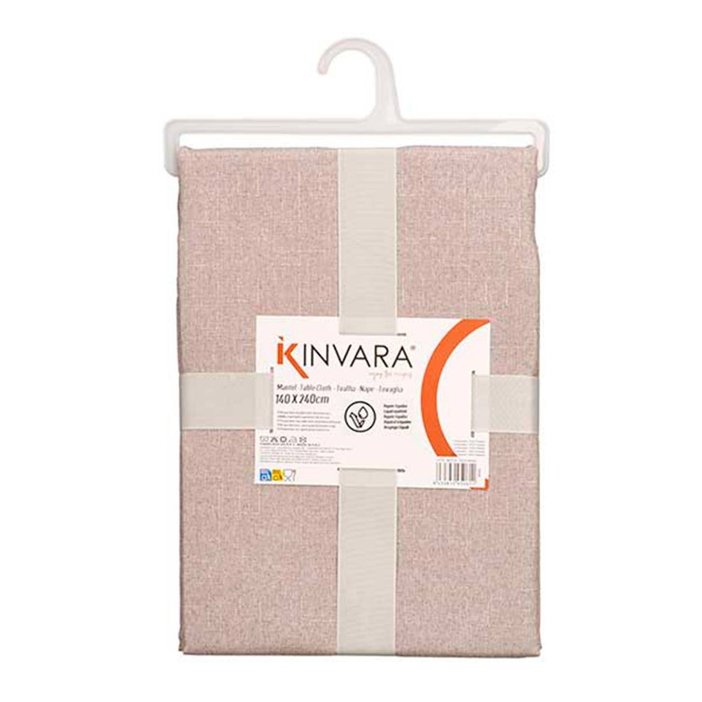 Mantel Poliester 140x240cm Gris Claro Colección Kinvara_3