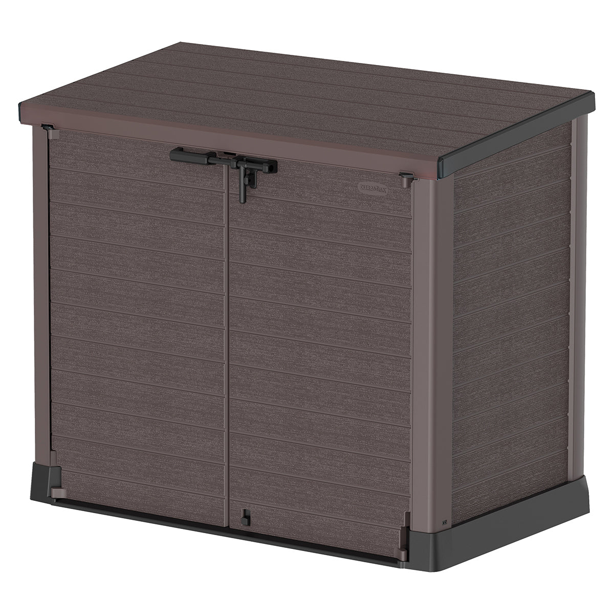 Arcón Cubre Cubos Exterior 1200 L Pvc Marrón_0